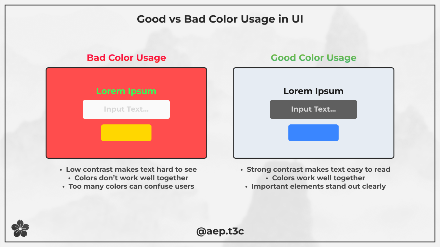 Good vs Bad Color Usage